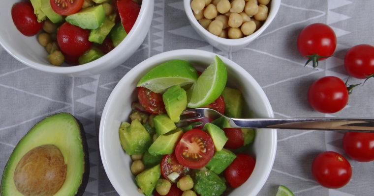 Avocado-Kichererbsen-Salat